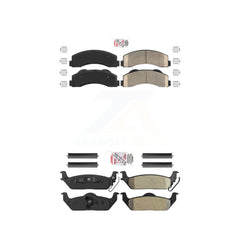 AmeriBRAKES KNF-101369 Disc Brake Pad for 2010-2011 Ford F-150 - Front and Rear