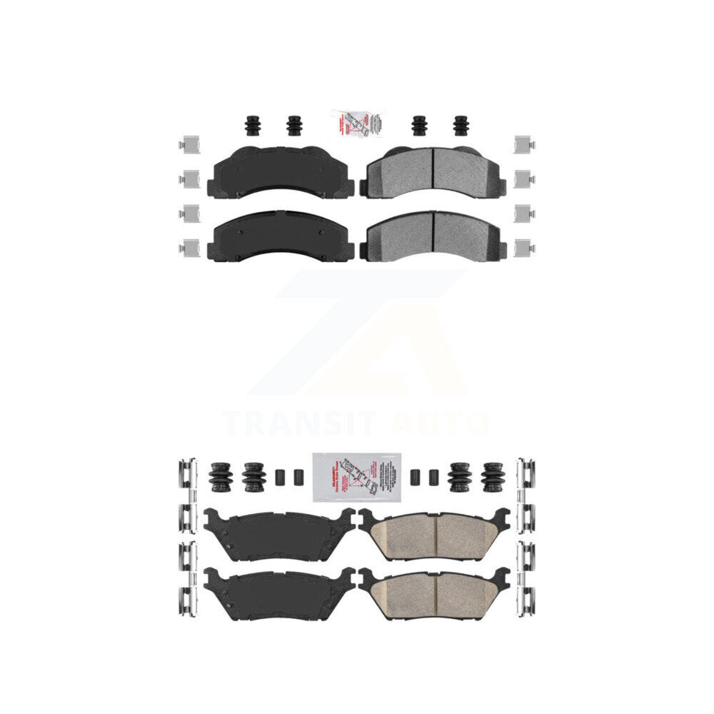 AmeriBRAKES KNF-101371 Disc Brake Pad for 2015-2017 Ford F-150 - Front and Rear