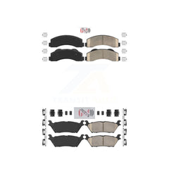 AmeriBRAKES KNF-101373 Disc Brake Pad for 2015-2017 Ford F-150 - Front and Rear