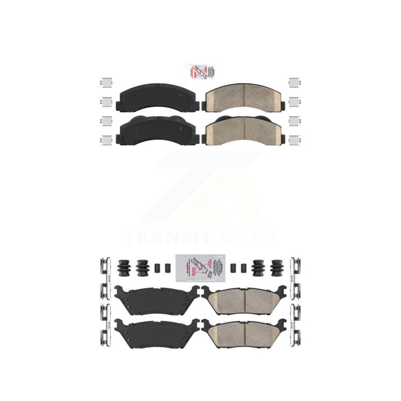 AmeriBRAKES KNF-101373 Disc Brake Pad for 2015-2017 Ford F-150 - Front and Rear