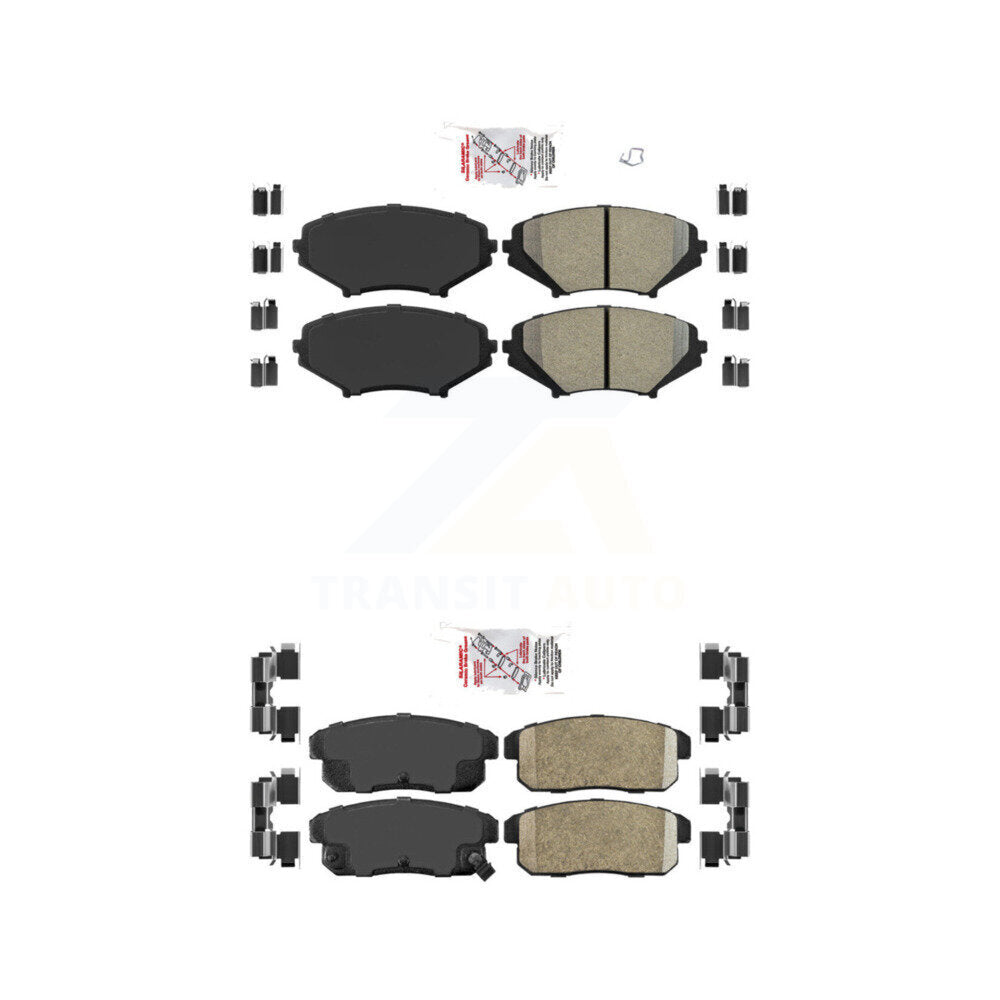 AmeriBRAKES KNF-101374 Disc Brake Pad for 2004-2011 Mazda RX-8 - Front and Rear