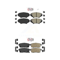 AmeriBRAKES KNF-101374 Disc Brake Pad for 2004-2011 Mazda RX-8 - Front and Rear