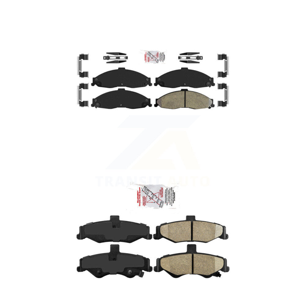 AmeriBRAKES KNF-101375 Disc Brake Pad for 1998-2004 Avanti II, Chevrolet Camaro, Pontiac Firebird - Front and Rear