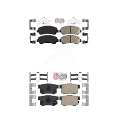 AmeriBRAKES KNF-101376 Disc Brake Pad for 2010-2013 Suzuki Kizashi - Front and Rear