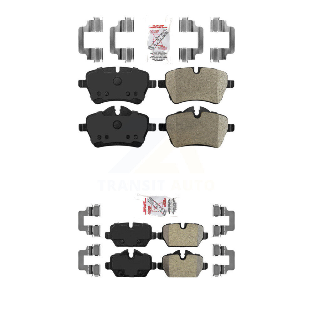 AmeriBRAKES KNF-101377 Disc Brake Pad for 2011-2016 Mini Cooper Paceman, Mini Cooper Countryman - Front and Rear