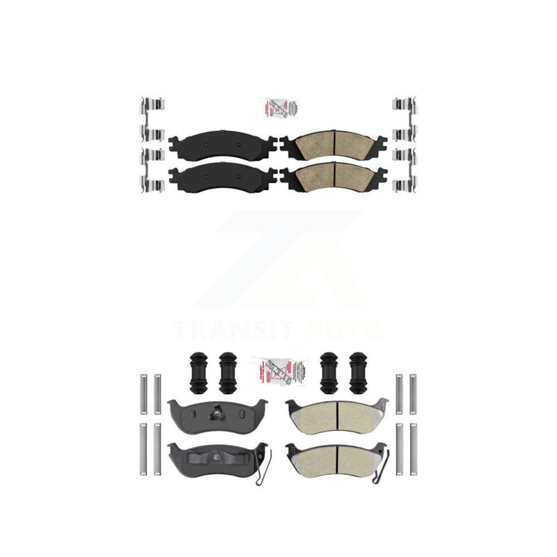AmeriBRAKES KNF-101378 Disc Brake Pad for 2006-2010 Ford Explorer Sport Trac, Ford Explorer, Mercury Mountaineer - Front and Rear