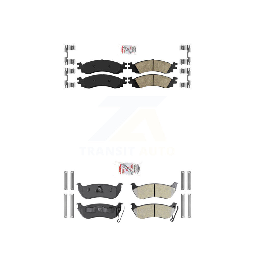 AmeriBRAKES KNF-101379 Disc Brake Pad for 2006-2010 Ford Explorer Sport Trac, Ford Explorer, Mercury Mountaineer - Front and Rear