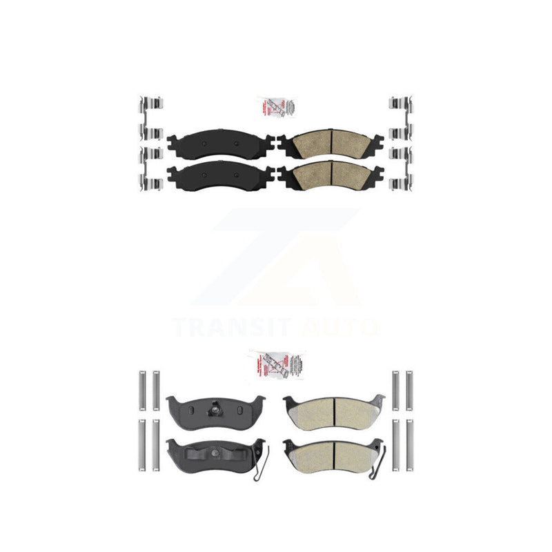 AmeriBRAKES KNF-101379 Disc Brake Pad for 2006-2010 Ford Explorer Sport Trac, Ford Explorer, Mercury Mountaineer - Front and Rear