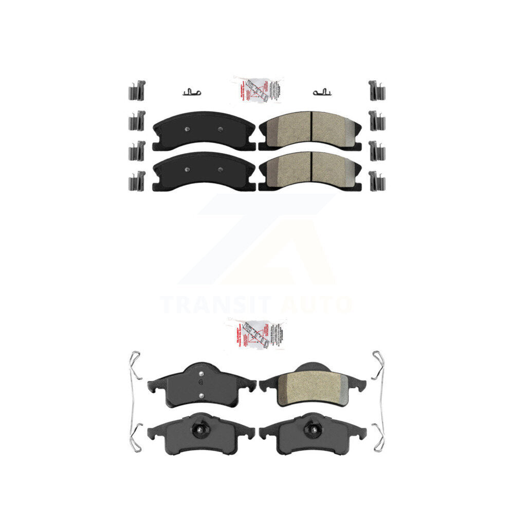 AmeriBRAKES KNF-101380 Disc Brake Pad for 1999-2004 Jeep Grand Cherokee - Front and Rear