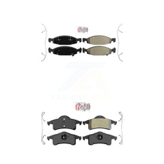 AmeriBRAKES KNF-101381 Disc Brake Pad for 1999-2002 Jeep Grand Cherokee - Front and Rear