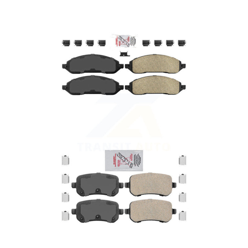 AmeriBRAKES KNF-101382 Disc Brake Pad for 2004-2007 Ford Freestar, Mercury Monterey - Front and Rear