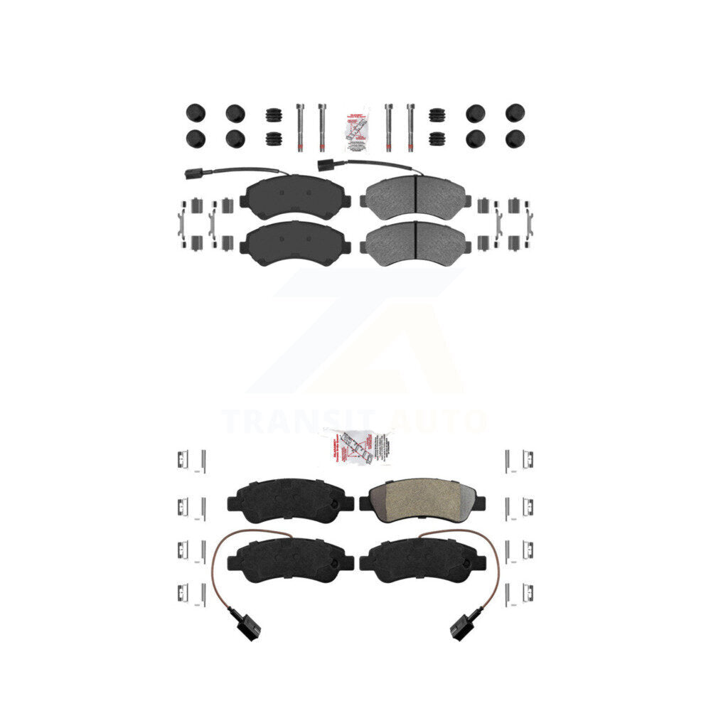 AmeriBRAKES KNF-101383 Disc Brake Pad for 2014-2020 Ram ProMaster 1500, Ram ProMaster 2500, Ram ProMaster 3500 - Front and Rear