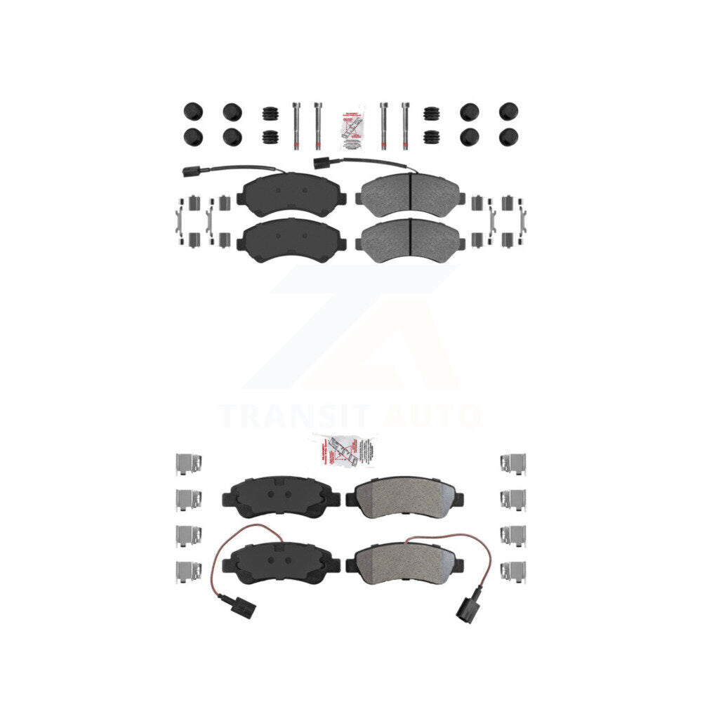 AmeriBRAKES KNF-101384 Disc Brake Pad for 2014-2020 Ram ProMaster 1500, Ram ProMaster 2500, Ram ProMaster 3500 - Front and Rear