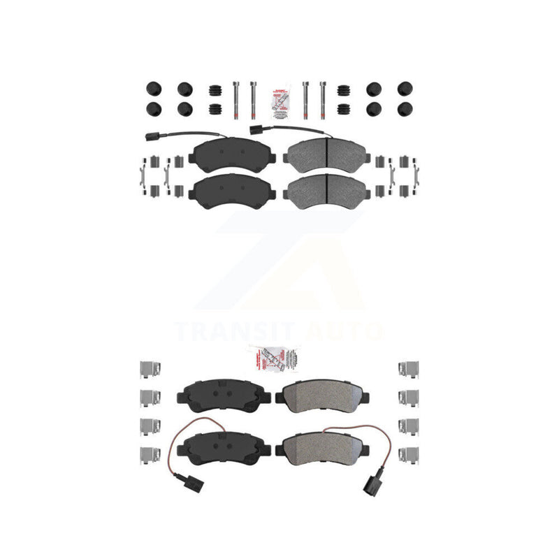 AmeriBRAKES KNF-101384 Disc Brake Pad for 2014-2020 Ram ProMaster 1500, Ram ProMaster 2500, Ram ProMaster 3500 - Front and Rear