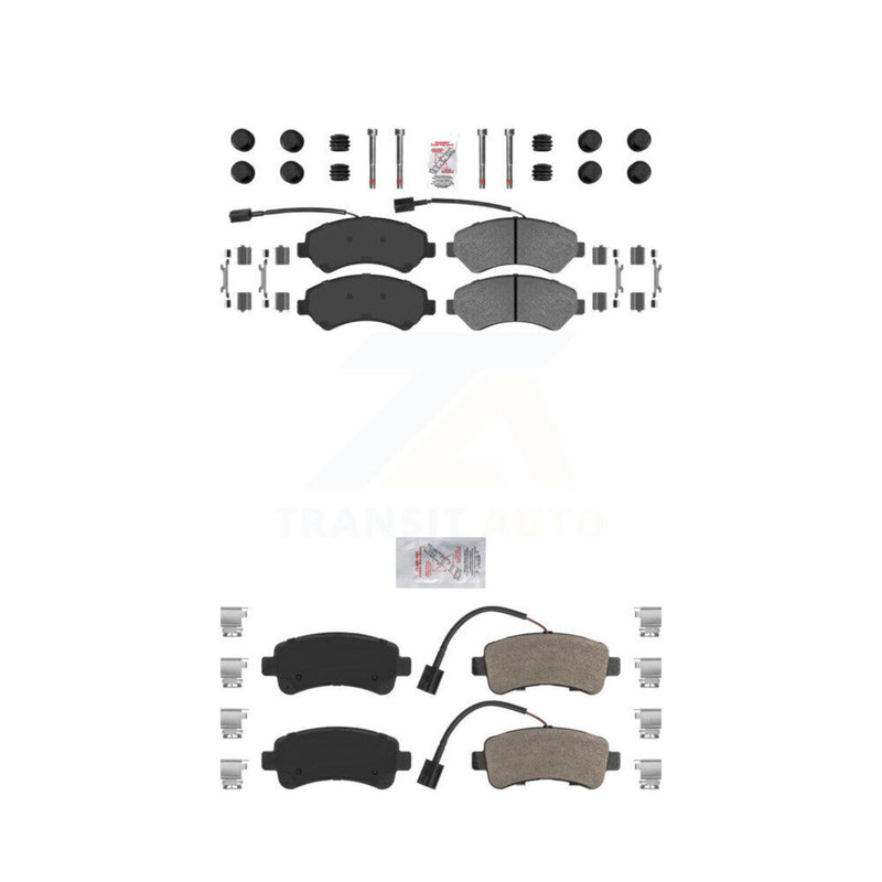 AmeriBRAKES KNF-101385 Disc Brake Pad for 2014-2020 Ram ProMaster 1500, Ram ProMaster 2500, Ram ProMaster 3500 - Front and Rear