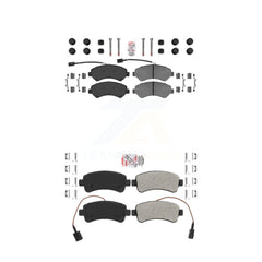 AmeriBRAKES KNF-101386 Disc Brake Pad for 2014-2020 Ram ProMaster 1500, Ram ProMaster 2500, Ram ProMaster 3500 - Front and Rear