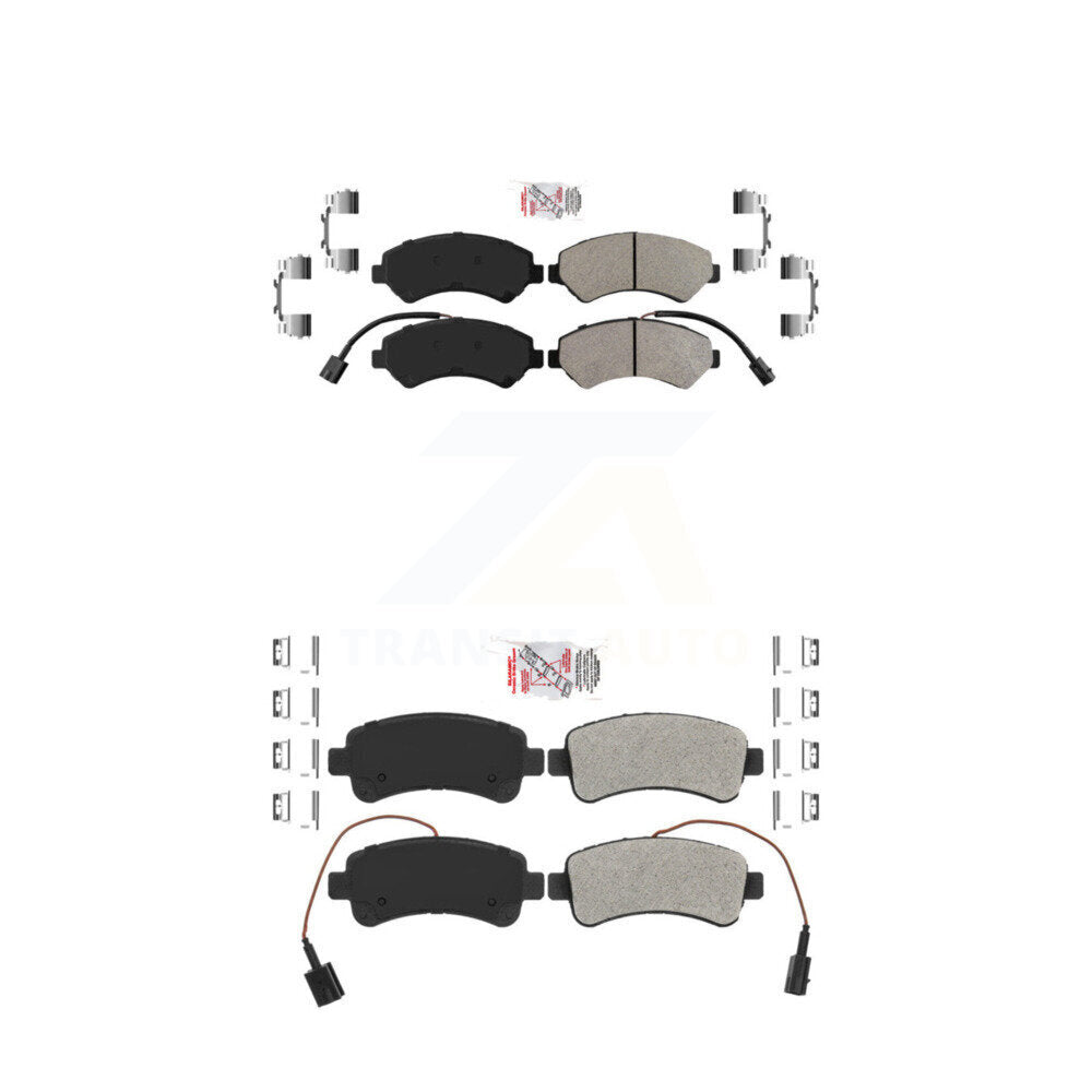 AmeriBRAKES KNF-101388 Disc Brake Pad for 2014-2020 Ram ProMaster 1500, Ram ProMaster 2500, Ram ProMaster 3500 - Front and Rear