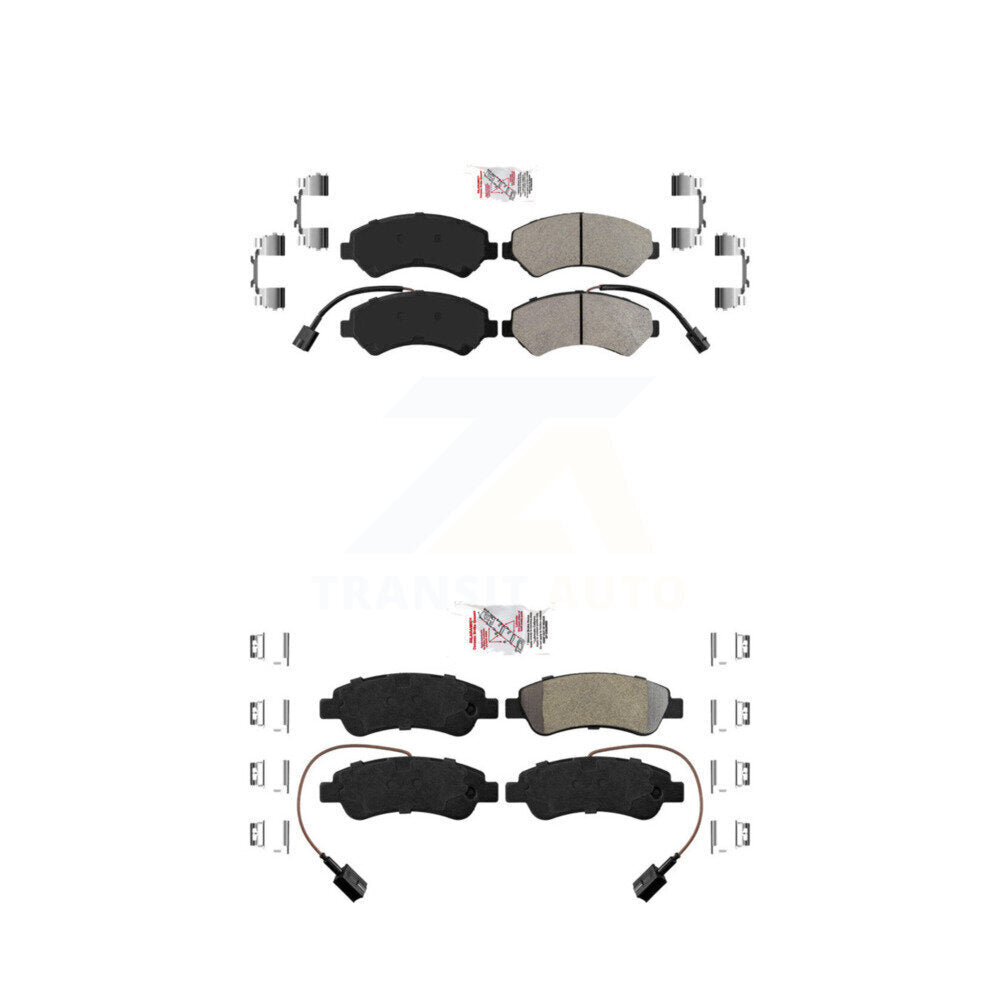 AmeriBRAKES KNF-101389 Disc Brake Pad for 2014-2020 Ram ProMaster 1500, Ram ProMaster 2500, Ram ProMaster 3500 - Front and Rear