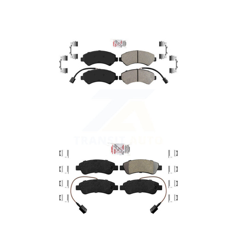 AmeriBRAKES KNF-101389 Disc Brake Pad for 2014-2020 Ram ProMaster 1500, Ram ProMaster 2500, Ram ProMaster 3500 - Front and Rear