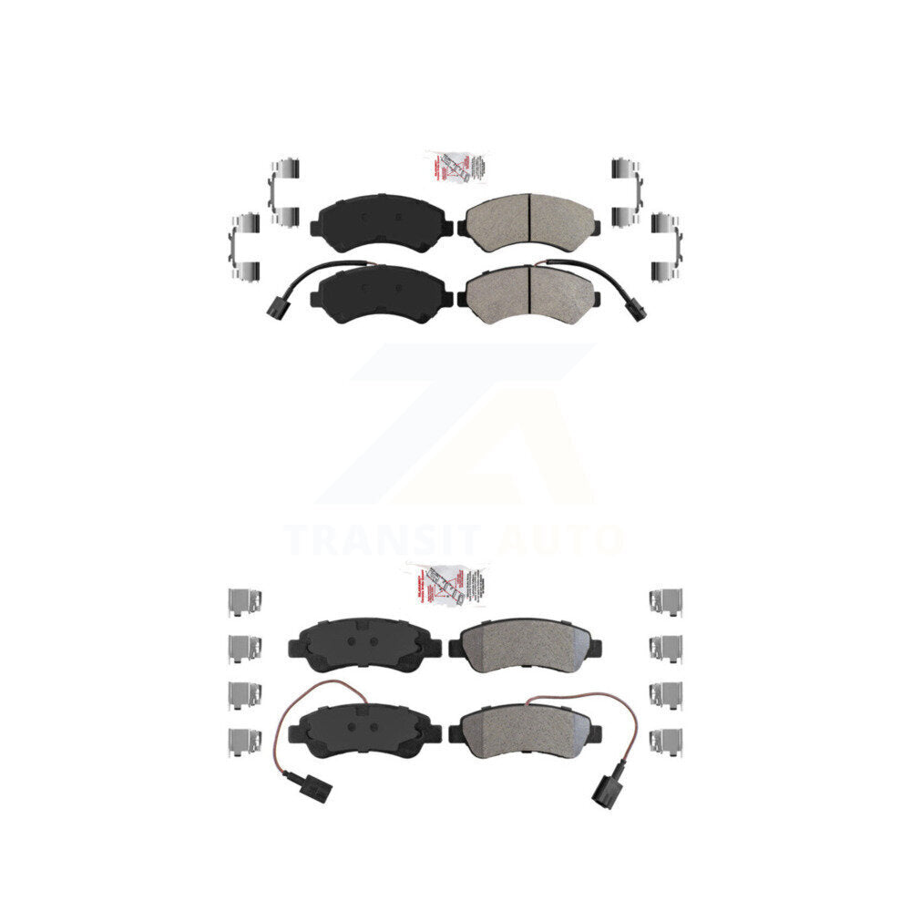 AmeriBRAKES KNF-101390 Disc Brake Pad for 2014-2020 Ram ProMaster 1500, Ram ProMaster 2500, Ram ProMaster 3500 - Front and Rear
