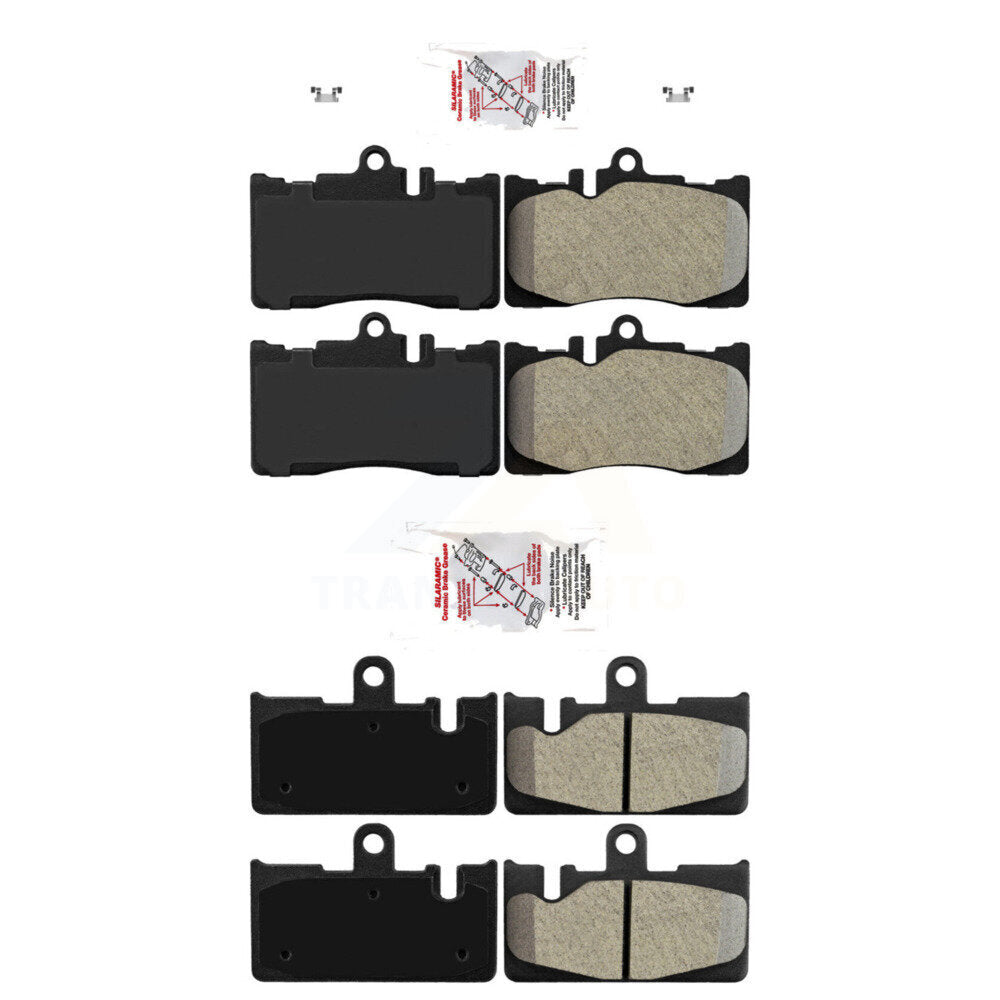 AmeriBRAKES KNF-101393 Disc Brake Pad for 2001-2006 Lexus LS430 - Front and Rear