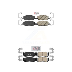 AmeriBRAKES KNF-101397 Disc Brake Pad for 2007-2009 Hyundai Santa Fe - Front and Rear