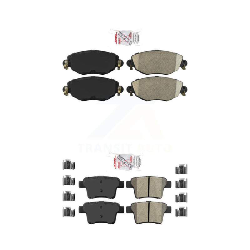 AmeriBRAKES KNF-101401 Disc Brake Pad for 2005-2008 Jaguar X-Type - Front and Rear