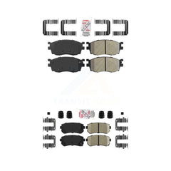 AmeriBRAKES KNF-101402 Disc Brake Pad for 2006-2011 Hyundai Accent, Kia Rio, Kia Rio5 - Front and Rear