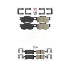 AmeriBRAKES KNF-101403 Disc Brake Pad for 2006-2011 Hyundai Accent, Kia Rio, Kia Rio5 - Front and Rear