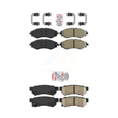 AmeriBRAKES KNF-101404 Disc Brake Pad for 2014-2016 Chevrolet Spark, Chevrolet Spark EV - Front and Rear