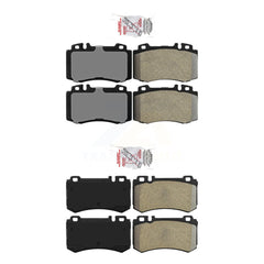 AmeriBRAKES KNF-101406 Disc Brake Pad for 2003-2006 Mercedes-Benz SLK55 AMG, Mercedes-Benz S600 and More - Front and Rear
