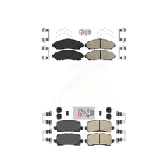 AmeriBRAKES KNF-101411 Disc Brake Pad for 2017-2020 Acura MDX - Front and Rear