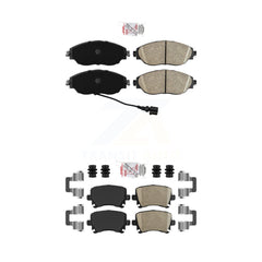 AmeriBRAKES KNF-101418 Disc Brake Pad for 2012-2021 Volkswagen GTI, Volkswagen CC - Front and Rear