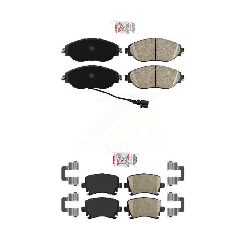 AmeriBRAKES KNF-101419 Disc Brake Pad for 2012-2021 Volkswagen GTI, Volkswagen CC - Front and Rear
