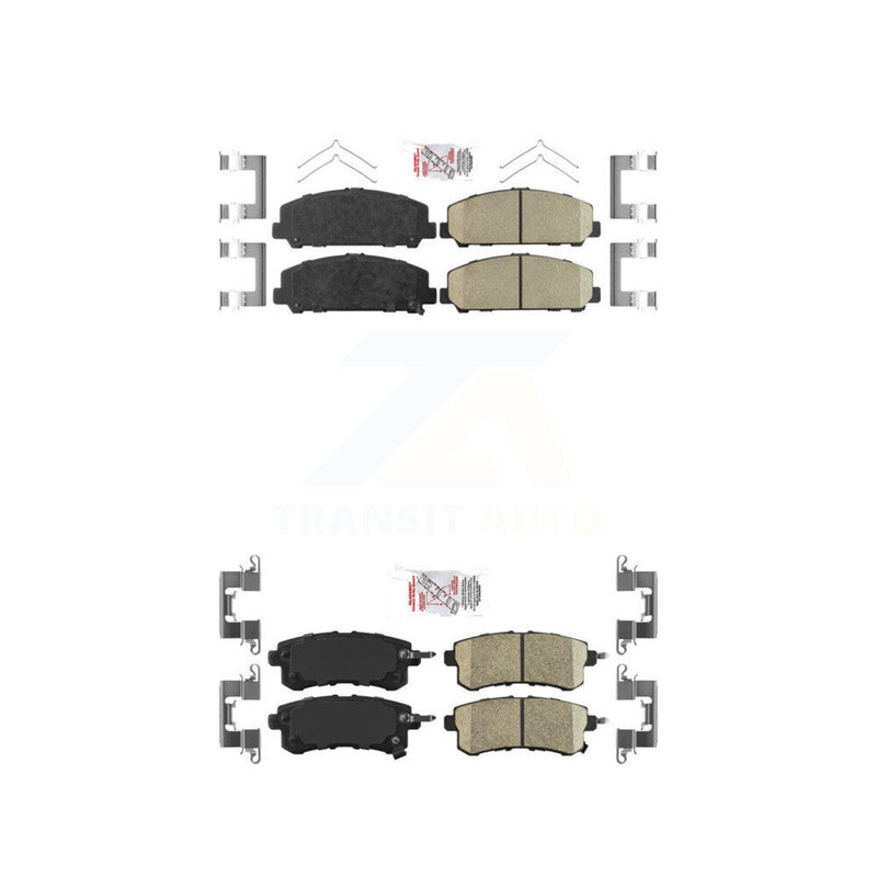 AmeriBRAKES KNF-101421 Disc Brake Pad for 2011-2024 Nissan Armada, INFINITI QX80, INFINITI QX56 - Front and Rear