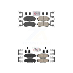 AmeriBRAKES KNF-101427 Disc Brake Pad for 2017-2023 Subaru Crosstrek, Subaru Impreza - Front and Rear