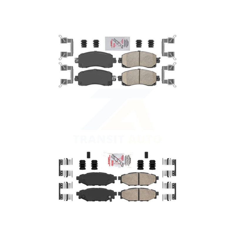 AmeriBRAKES KNF-101427 Disc Brake Pad for 2017-2023 Subaru Crosstrek, Subaru Impreza - Front and Rear
