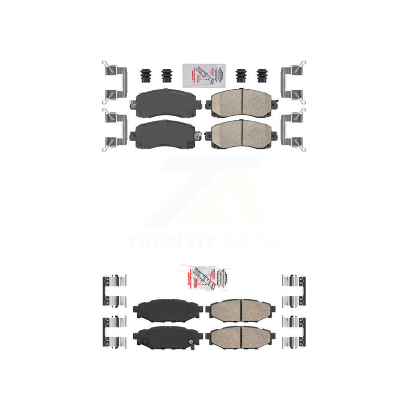 AmeriBRAKES KNF-101428 Disc Brake Pad for 2017-2023 Subaru Crosstrek, Subaru Impreza - Front and Rear