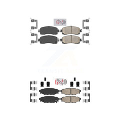 AmeriBRAKES KNF-101429 Disc Brake Pad for 2017-2023 Subaru Crosstrek, Subaru Impreza - Front and Rear