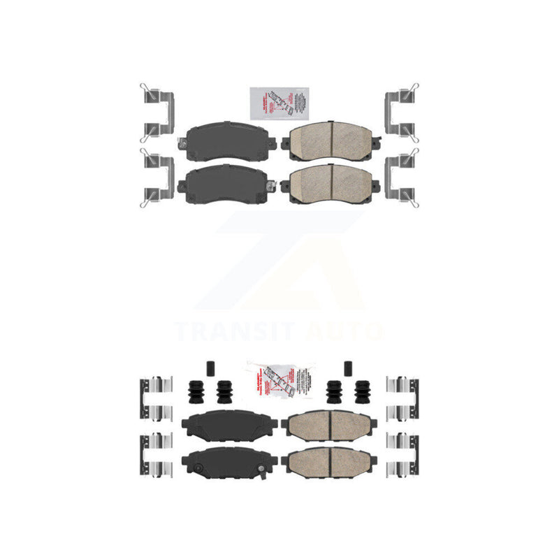 AmeriBRAKES KNF-101429 Disc Brake Pad for 2017-2023 Subaru Crosstrek, Subaru Impreza - Front and Rear