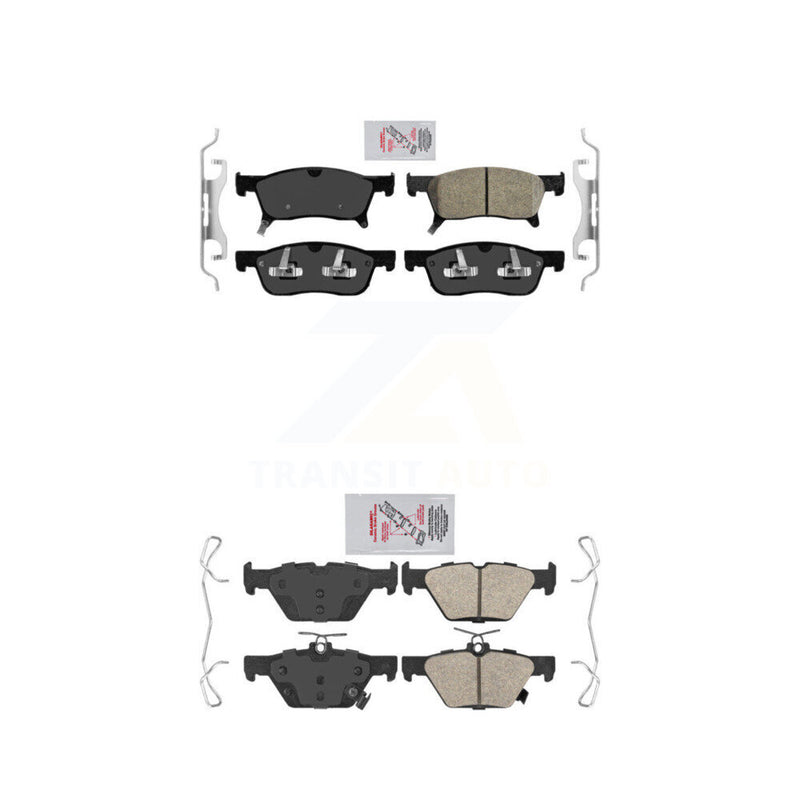 AmeriBRAKES KNF-101436 Disc Brake Pad for 2019-2024 Subaru Ascent - Front and Rear