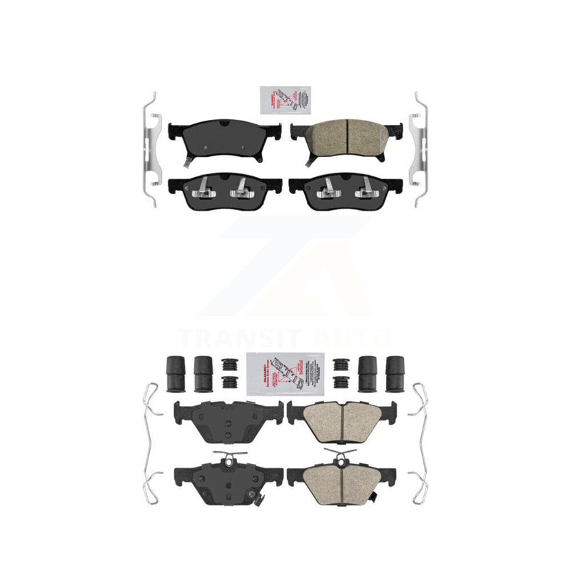 AmeriBRAKES KNF-101437 Disc Brake Pad for 2019-2024 Subaru Ascent - Front and Rear