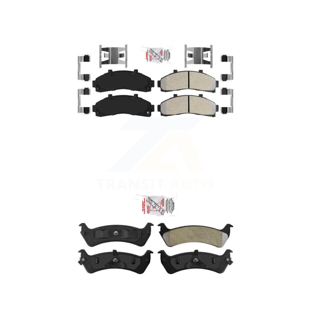AmeriBRAKES KNF-101442 Disc Brake Pad for 1995-2002 Ford Explorer, Ford Ranger, Mercury Mountaineer - Front and Rear