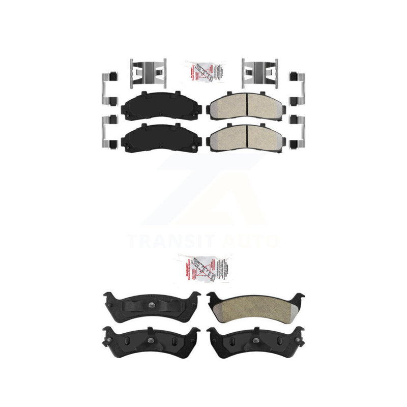 AmeriBRAKES KNF-101442 Disc Brake Pad for 1995-2002 Ford Explorer, Ford Ranger, Mercury Mountaineer - Front and Rear
