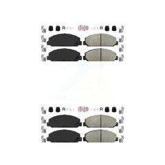 AmeriBRAKES KNF-101450 Disc Brake Pad for 2012-2020 Hino 195 - Front and Rear
