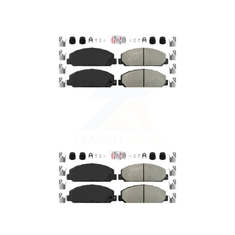AmeriBRAKES KNF-101450 Disc Brake Pad for 2012-2020 Hino 195 - Front and Rear