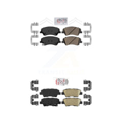 AmeriBRAKES KNF-101457 Disc Brake Pad for 2018-2023 Kia Rio, Hyundai Accent - Front and Rear