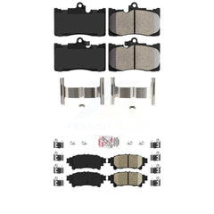 AmeriBRAKES KNF-101463 Disc Brake Pad for 2013-2020 Lexus GS350, Lexus RC300 and More - Front and Rear