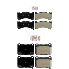 AmeriBRAKES KNF-101468 Disc Brake Pad for 2008-2014 Lexus IS F - Front and Rear