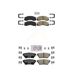 AmeriBRAKES KNF-101470 Disc Brake Pad for 2018-2022 Mitsubishi Outlander PHEV - Front and Rear